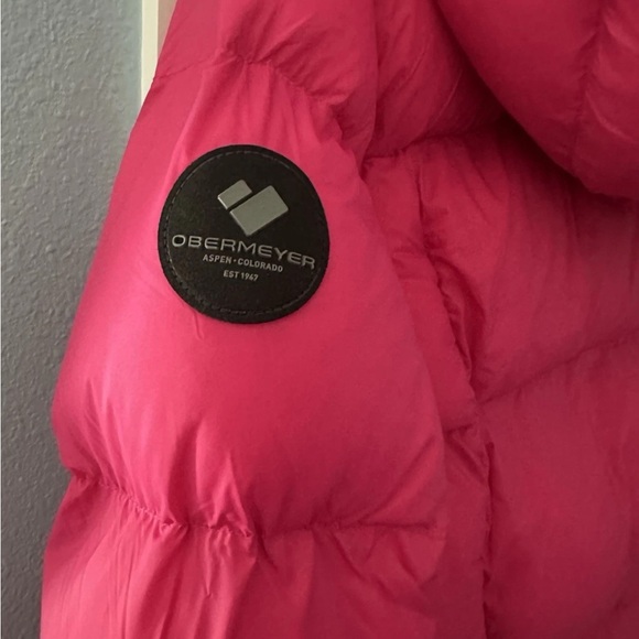 Obermeyer Kids Pink Puffer Jacket - Picture 3 of 7